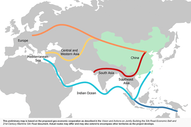 Slike: China Silk Road Economic Belt Countries